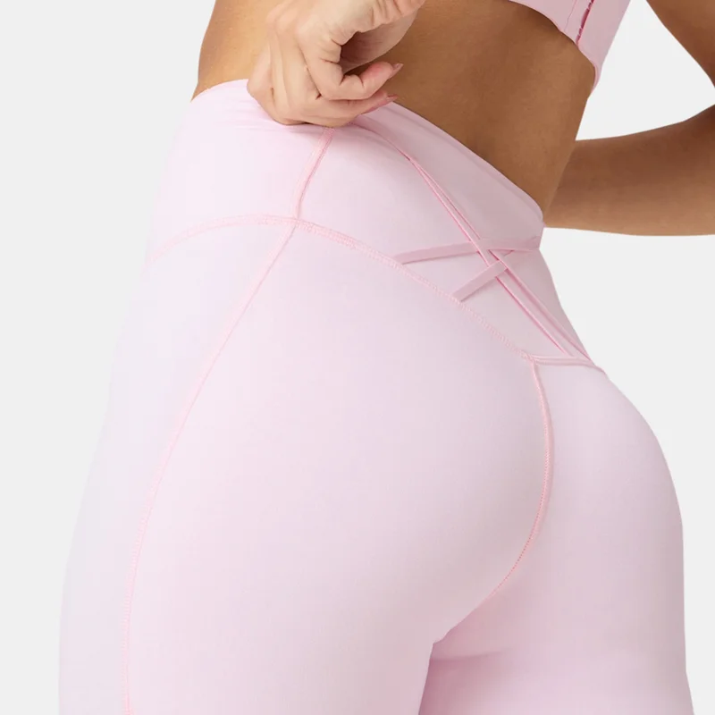 Fabletics Pink Women's Boost PowerHold Training Leggings for Women | Best Price UAE