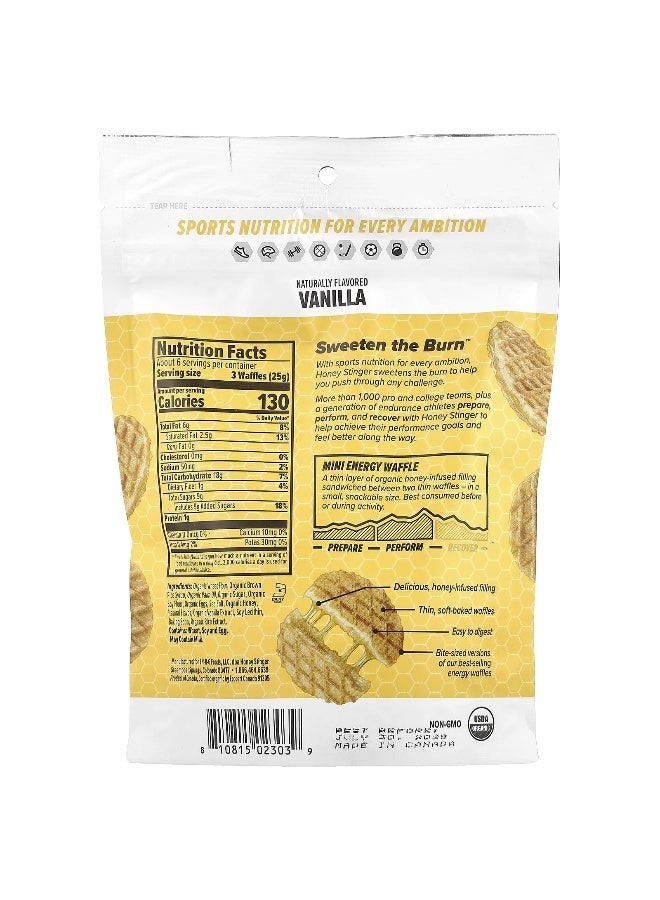 Honey Stinger, Mini Energy Waffles, Vanilla, 5.3 oz (150 g) - Image 2