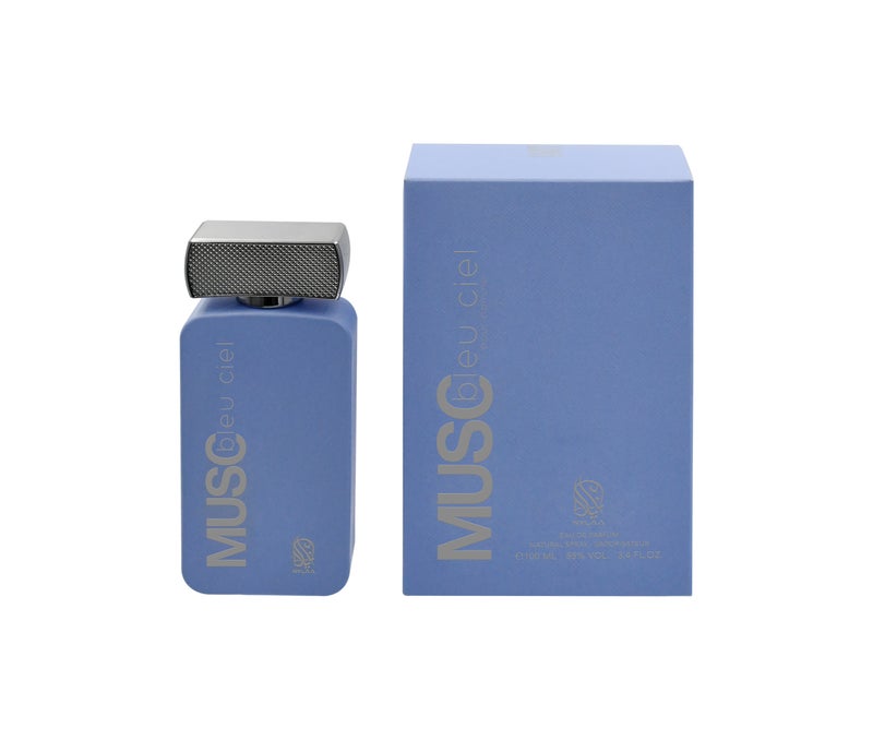 NYLAA Musc Bleu Ciel Eau De Parfum(EDP) 100ML | Premium Perfume for Men | Long Lasting Fragrance | Daily Use Perfume - Image 4
