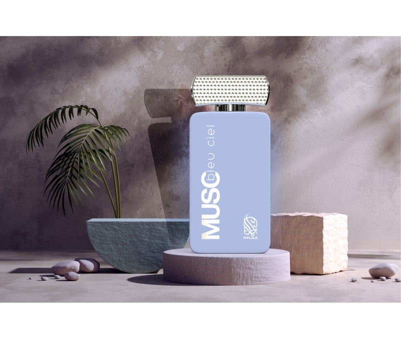 NYLAA Musc Bleu Ciel Eau De Parfum(EDP) 100ML | Premium Perfume for Men | Long Lasting Fragrance | Daily Use Perfume - Image 5