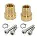 Zeiboat 2Sets 586 Tall Brass Post Adapter with Screws and Gaskets M6 Thread - Image 2
