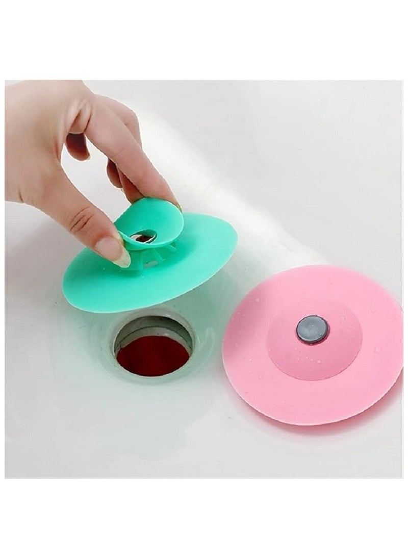 2 in 1 silicone sink drain cover