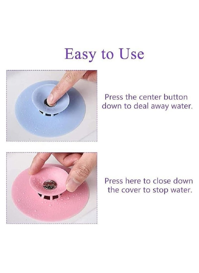 2 in 1 silicone sink drain cover
