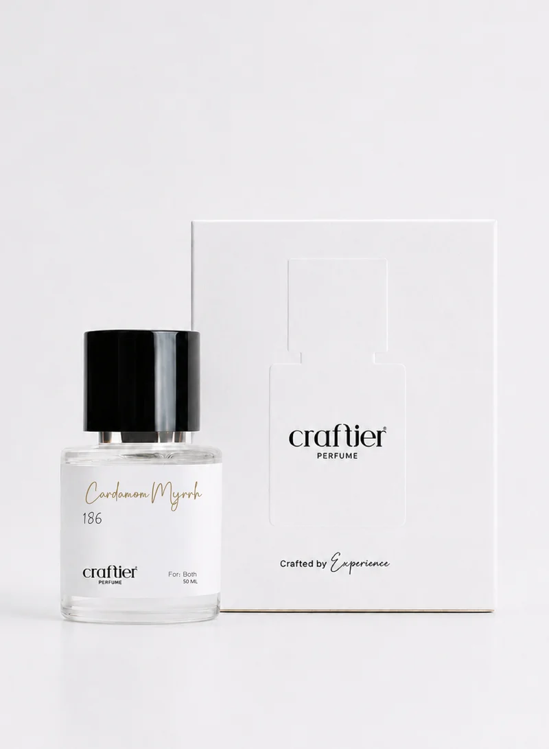 Craftier Perfume CARDAMOM MYRRH - Inspired of-LUSTRE , Eau De Parfum for Men & Women - 50ml, Long Lasting Musky Fragrance Upto 24 Hrs, Travel Size Unisex Perfume