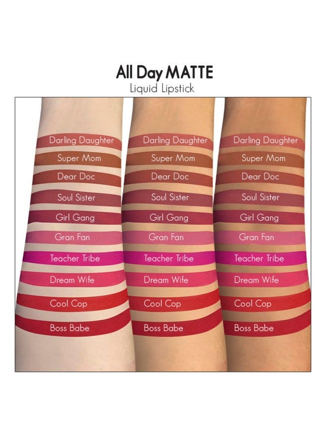 Nykaa All Day Matte Waterproof, Transfer Proof, Mask Proof, 12H Liquid Lipstick - Soul Sister - Image 3