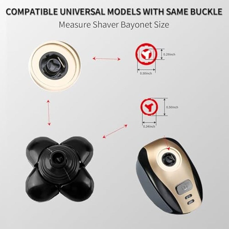 عبوة من 3 شفرات قابلة لاعادة التعبئة متوافقة مع ماكينة حلاقة فري بيرد - Image 2