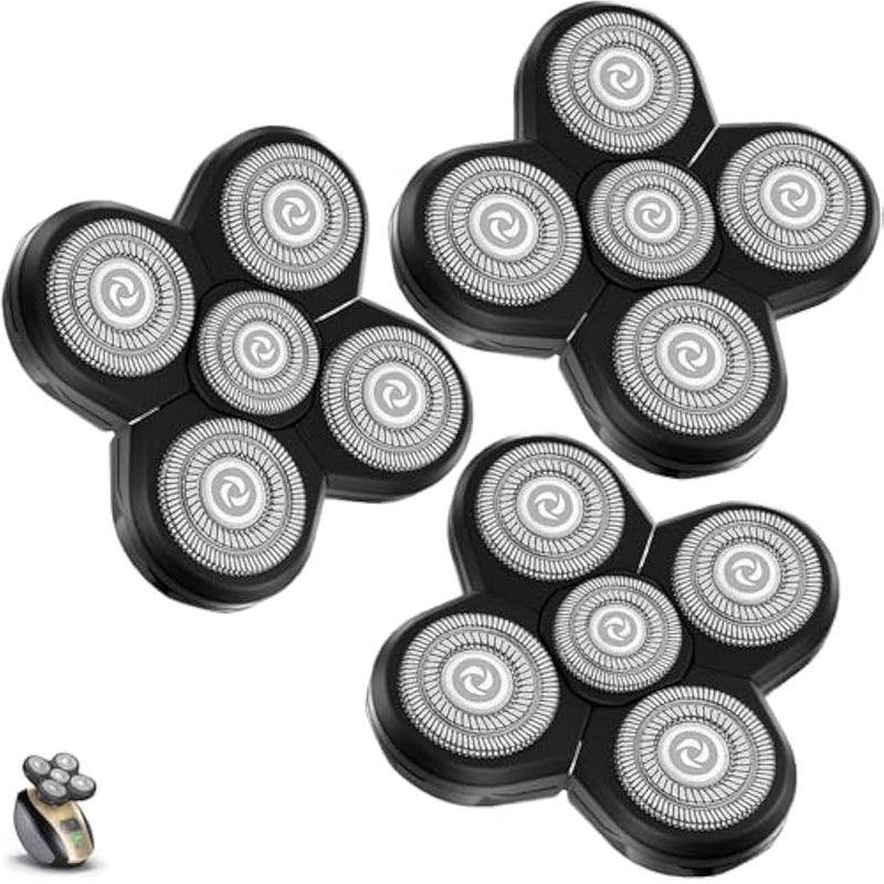 عبوة من 3 شفرات قابلة لاعادة التعبئة متوافقة مع ماكينة حلاقة فري بيرد - Image 1