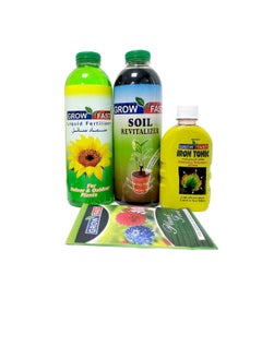 GROW FAST Grow Fast Fertilizers Plant Food Iron Tonic for Outdoor & Indoor Plants  - Image 1