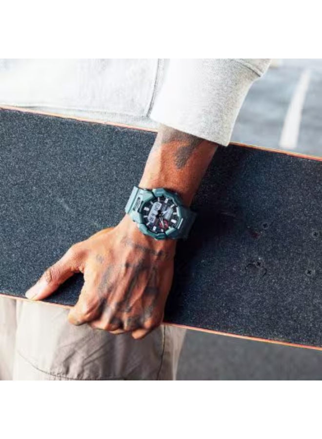 CASIO Resin Analog+Digital Wrist Watch GA-010-2ADR - Image 2