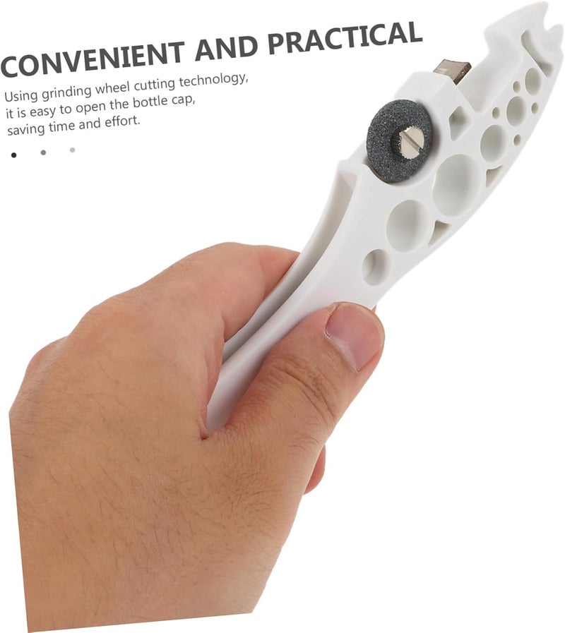 CANIGHT Ampoule Bottle Opener Ampoule Opening Tool Ampoule Bottle Breaker Hospital Accessories Ampoule Opener Nurse Ampule Cutting Tool Glass Cutters Tools Ampule Bottle Cutting Tool, White - Image 4