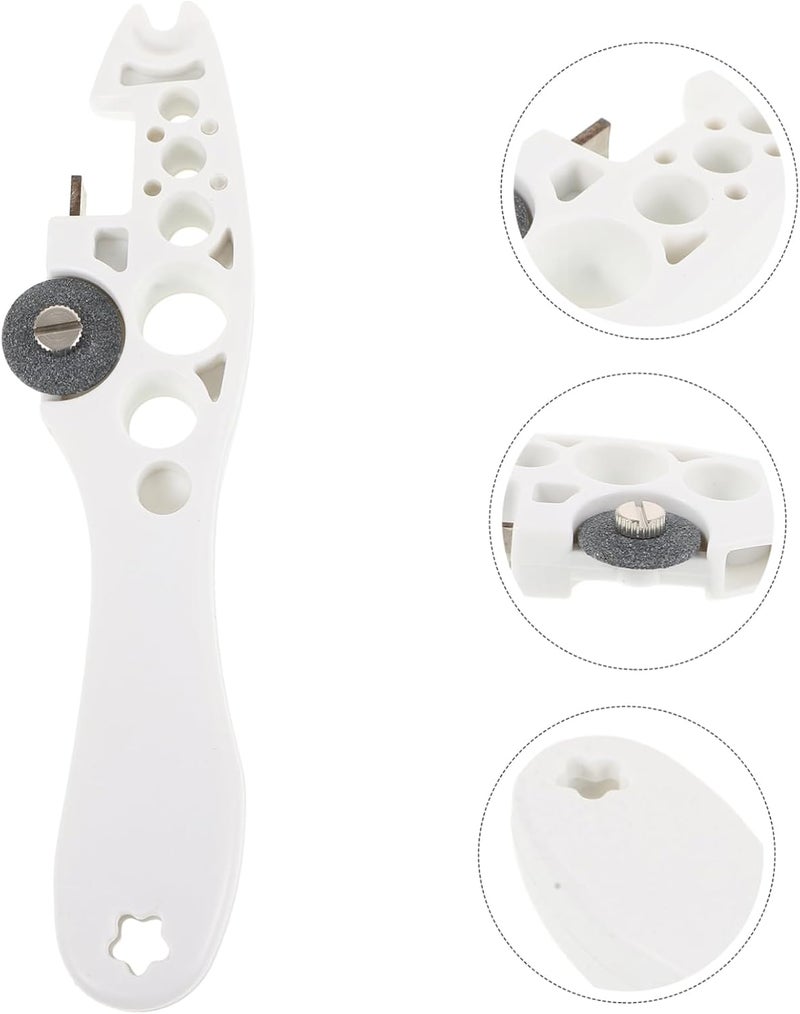 CANIGHT Ampoule Bottle Opener Ampoule Opening Tool Ampoule Bottle Breaker Hospital Accessories Ampoule Opener Nurse Ampule Cutting Tool Glass Cutters Tools Ampule Bottle Cutting Tool, White - Image 2