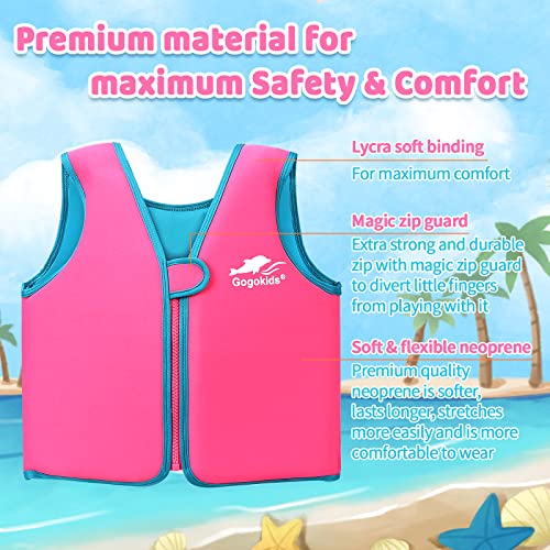 Vine Kids Swim Vest Toddler Learn to Swim Floatation Jackets Training Vest for Boys Girls (5-8 Years) - Image 3