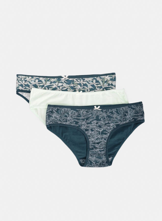 Carina Pack of 3 Colored Bikini Panties - Image 1