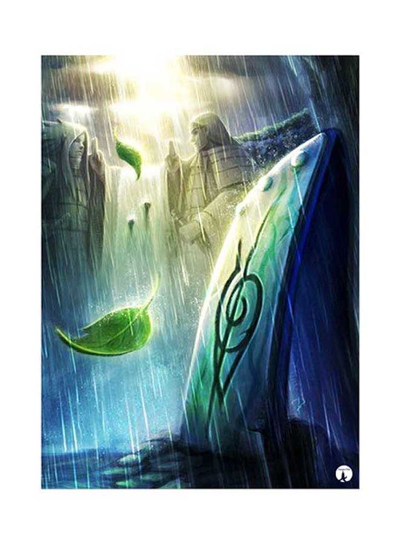 RKN Anime Naruto Metal Plate Poster Multicolour 15x20centimeter