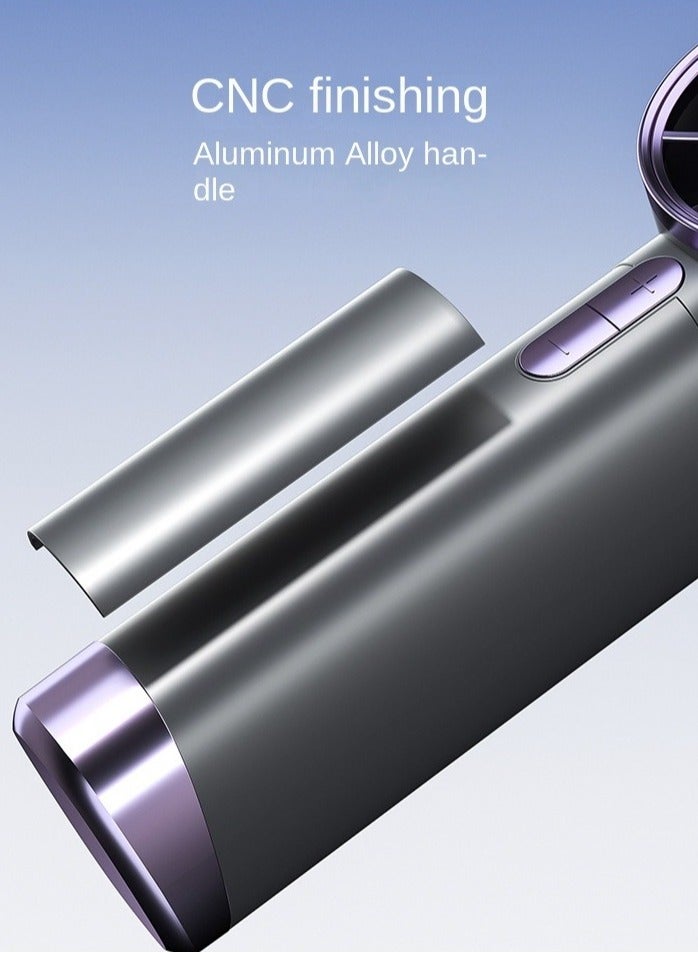 Handheld Mini Fan Battery Operated Small Personal Portable Fan Speed Adjustable USB Rechargeable Fan for Kids Girls Women Men Home Office Indoor Outdoor Travelling, Purple - Image 5