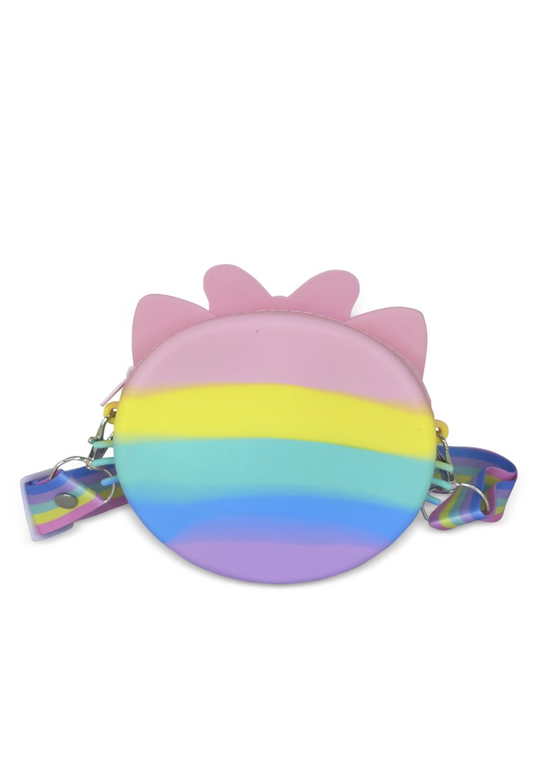Ogi Mogi Toys Kitten Shape Colorful Shoulder Bags for Girls, Mini Silicone Fidget Bag with Adjustable Strap, Squishy Crossbody Purse for Kids, Perfect Sensory Toy Gifts for Kids Aged 3-10  - Image 4