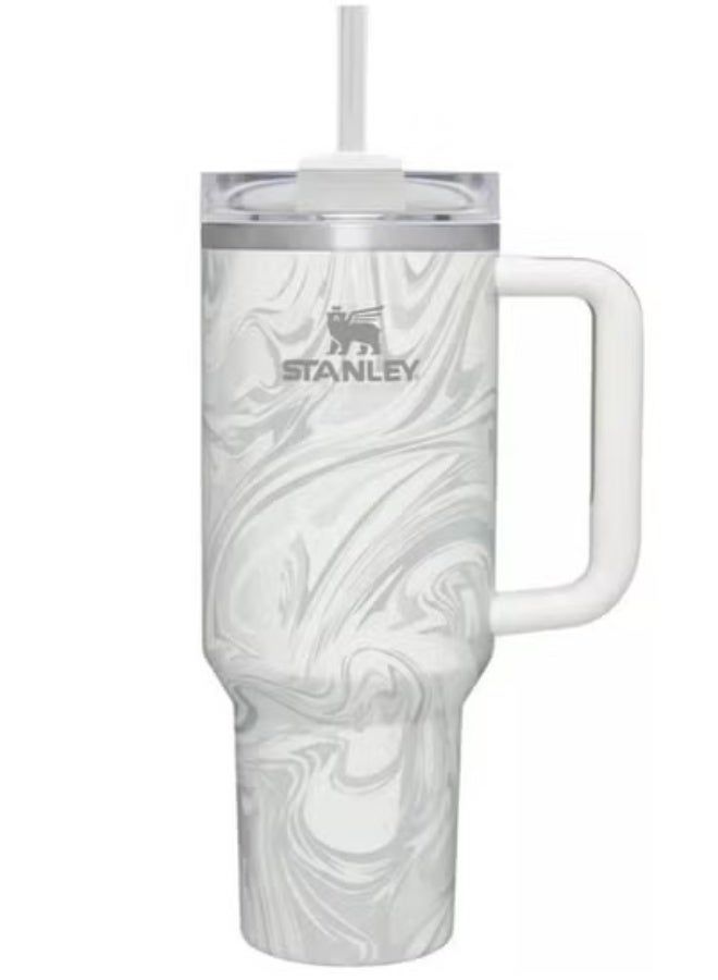 Stanley 2-Pack 40oz Stainless Steel Vacuum Insulated Tumblers with Leak-Resistant Lid & Reusable Straw – Rose Quartz & Swirl Set – Double-Wall Travel Mugs Keep Drinks Cold for 40 Hours or Hot for 7 – BPA-Free, Dishwasher Safe, Eco-Friendly – For Gym, Office & Travel - Image 4