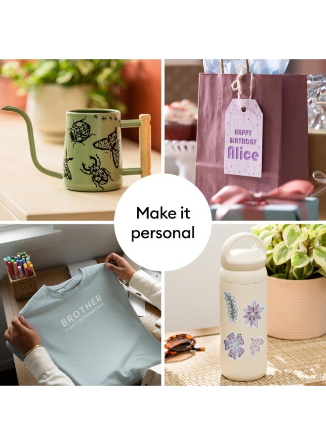 كريكيت Cricut Explore 4 - آلة قص ذكية (لون Seashell) | باقة محتوى رقمي - تتضمن 30 صورة في تطبيق Design Space - Image 4