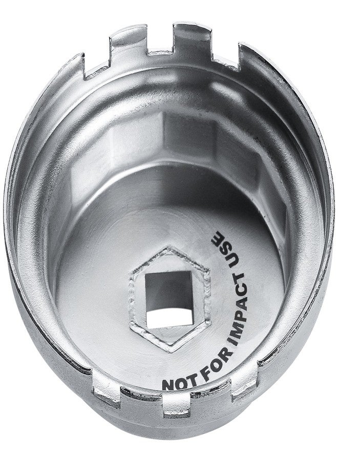 SMART JERRY - 64mm 14 Flutes Oil Filter Wrench Compatible with Toyota Lexus & Scion with Toyota's Cartridge Style Oil Filter System - Image 2