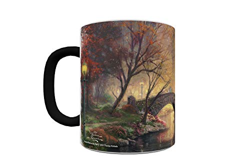 Morphing Mugs Thomas Kinkade - Central Park in the Fall - One 11 oz Color Changing Heat Sensitive Ceramic Mug – Image Revealed When HOT Liquid Is Added! MMUG042 - Image 4