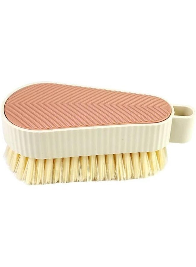 Multi-purpose manual cleaning brush with dense bristles – for washing carpets, shoes, and clothes - Image 1