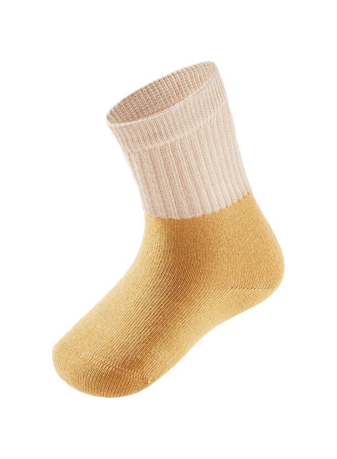 Beptides Baby Socks For Spring And Autumn, Boys And Girls, 6-12 Months, Non-Slip, High Elasticity, Comfortable Mid-Calf Socks - Image 1