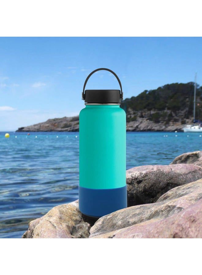 Flaskars Protective Silicone Boot for 12oz - 40 oz Hydroflask Water Bottles Anti-Slip Bottom Sleeve Cover Bumper (Fits 32 and 40 OZ, Cobalt) - Image 5