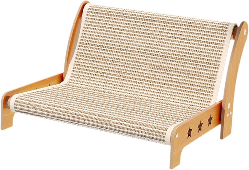 Cat Sisal Scratching Board Recliner Sofa Kitten Chair Toy Accessories Wear Resistant Lightweight Reusable Multipurpose, Size S - Image 1