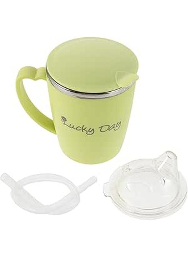 Convalescent Feeding Cup with Straw for Elderly Disabled Safe Easy Clean Soups Porridge - Image 1