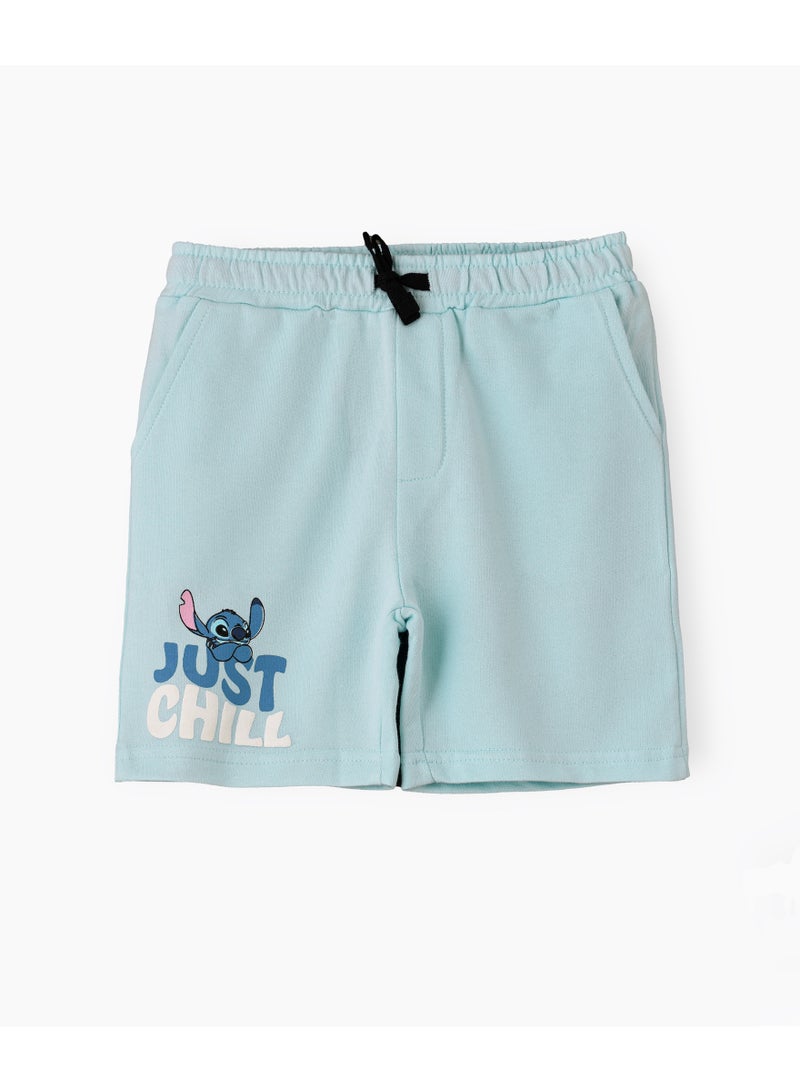 ديزني شورت أولاد بطبعة ليلو وستيتش استرخِ - Image 1