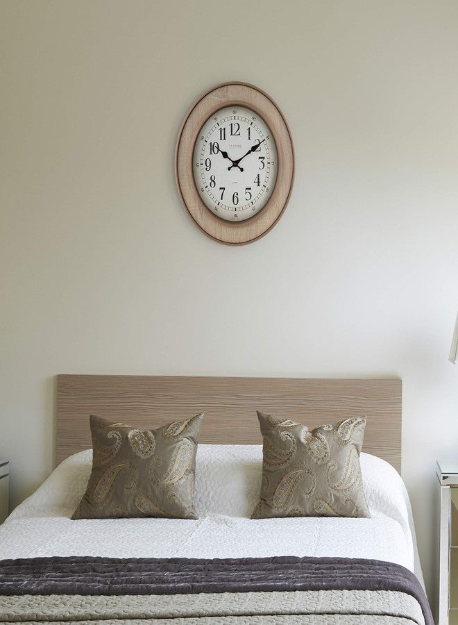 La Crosse Technology La Crosse Clock 404-3041 16 Inch Livingston Wall Clock - Image 5