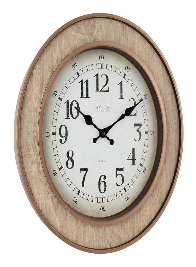 La Crosse Technology La Crosse Clock 404-3041 16 Inch Livingston Wall Clock - Image 3