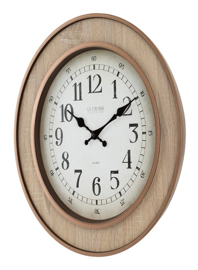 La Crosse Technology La Crosse Clock 404-3041 16 Inch Livingston Wall Clock - Image 2