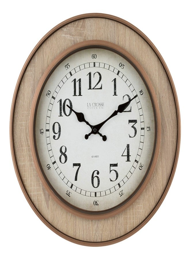 La Crosse Technology La Crosse Clock 404-3041 16 Inch Livingston Wall Clock - Image 1