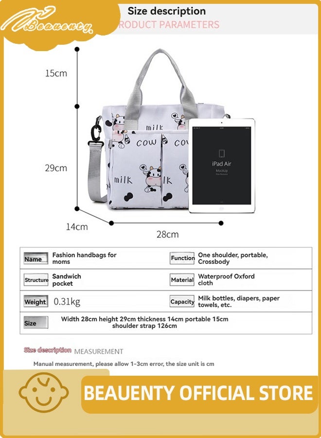 Beauenty Shoulder multifunctional large Diaper Bag Tote: Baby Bag Boy Girl Diaper Bag,Shoulder Mommy Bag - Image 3