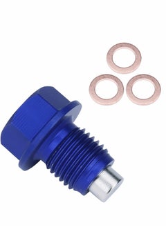 Excefore Oil Drain Plug (M14 x 1.5 MM) Made of 7075 Aluminum with Neodymium Magnet Fits for Honda Acura Ford GM Mazda Hyundai KIA And More Vehicles  - Image 1