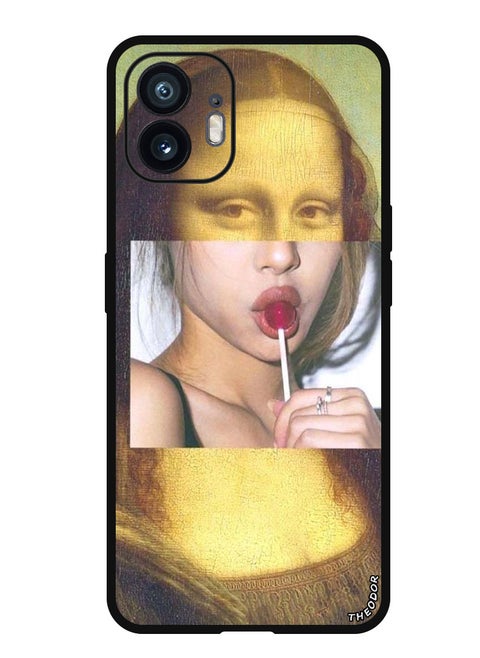 Protective Case Anti Scratch Shock Proof Bumper Cover For Nothing Phone (2) Mona lisa lolipop