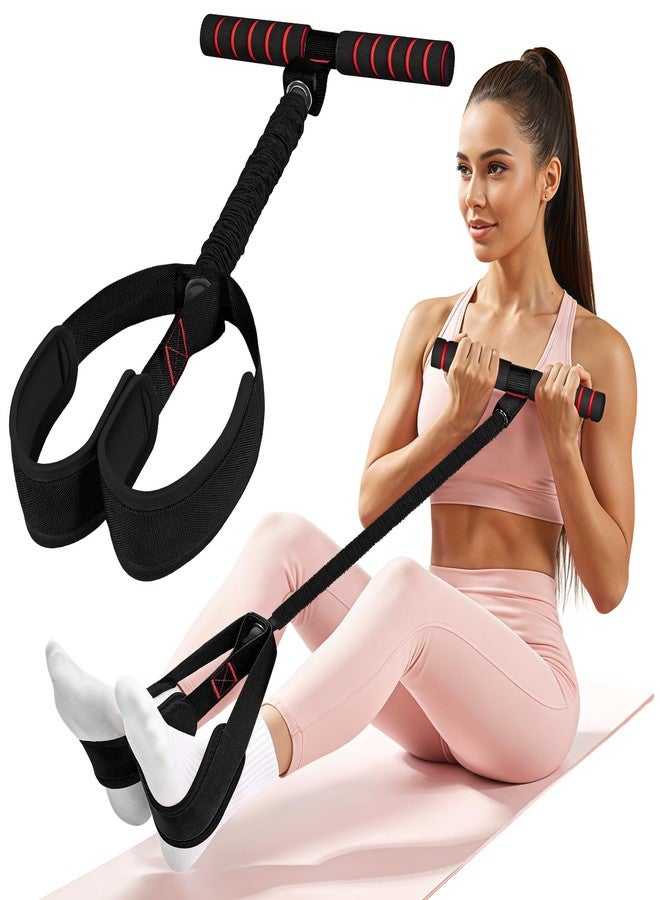 UZTUGG Pedal Resistance Bands with Handles, Upgrade Women Exercise Bands for Full Body Training, Core, ABS, Legs, Glutes, Arms, Pilates, Physical Therapy, Strength, Sit Up Equipment for Home Workout - Image 1