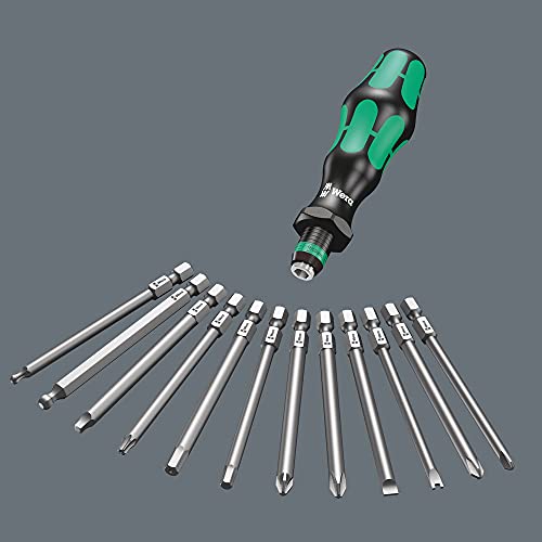 Wera ويرا - 5059298001 KK 40 مجموعة مفك براغي مع حافظة بت 3 1/2 بوصة، 7 قطع - Image 4