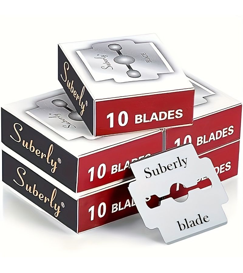 80 Pieces Stainless Steel Foot File Blades Sharp Callus Remover Replacement Blades For Pedicure And Foot Care With Clear Storage Box 10 Blades Per Set Easy Travel Accessory - Image 2