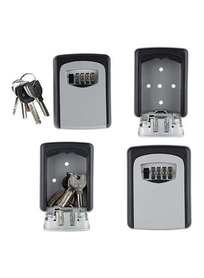 Key Storage Safe Black/Silver 12.2x8.8x4cm - Image 2