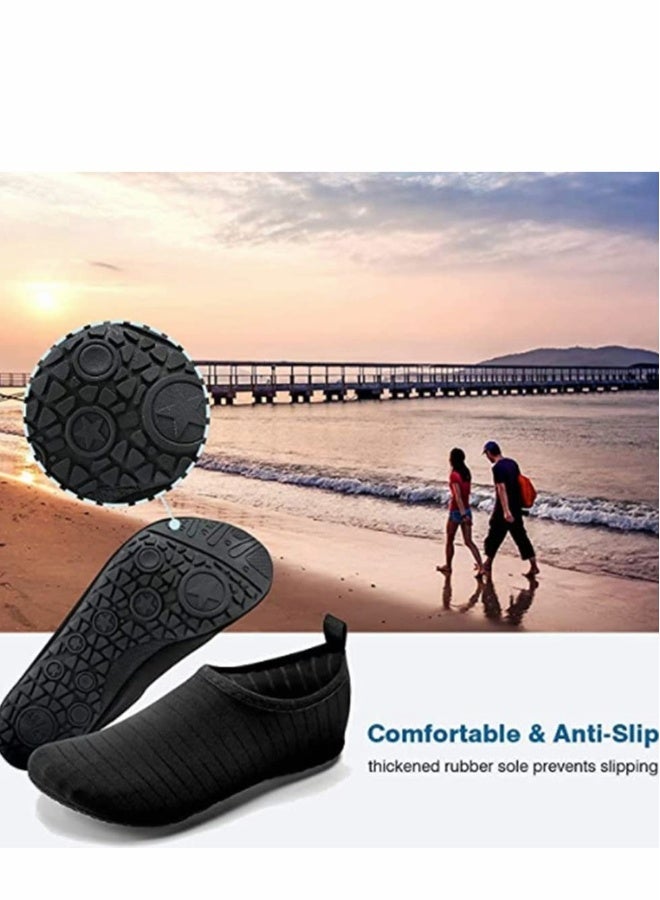 Water Shoes for Women Men Kids, Barefoot Quick-Dry Aqua Socks Slip-on Swim Beach Snorkeling Surfing Kayaking Walking Yoga(36-67EU)  - Image 2