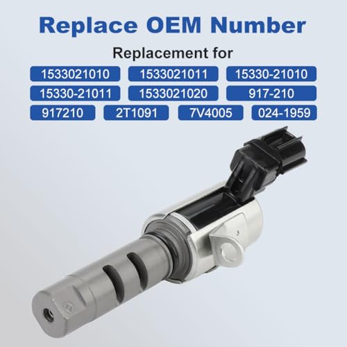 zayody Engine Variable Valve Timing Solenoid Oil Control VVT Compatible with Toyota Echo Prius Yaris 2006-2016 Scion xA xB 2004-2006 Replacement for 1533021010 1533021011 1533021020 917-210 917210 - Image 3