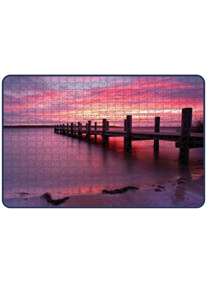 Webby The Bridge Landscape at Sunrise Jigsaw Puzzle, 500 Pieces - Image 2