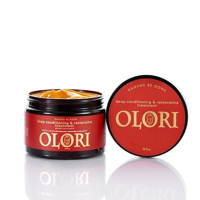 Olori Deep Conditioner for Dry Damaged Hair | Deep Conditioner for Black Women | Hydrating Treatment with African Palm Kernel Batana Oil | Intense Mask for Curly & Textured Hair - Image 2