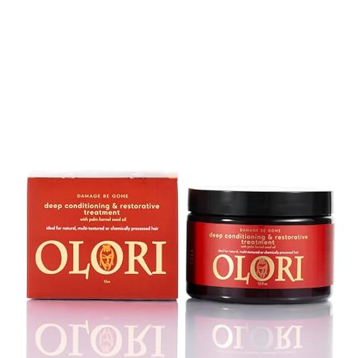 Olori Deep Conditioner for Dry Damaged Hair | Deep Conditioner for Black Women | Hydrating Treatment with African Palm Kernel Batana Oil | Intense Mask for Curly & Textured Hair - Image 1