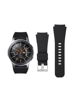 PROMASS Solid Silicon Replacement Band For Samsung Galaxy Watch Black 