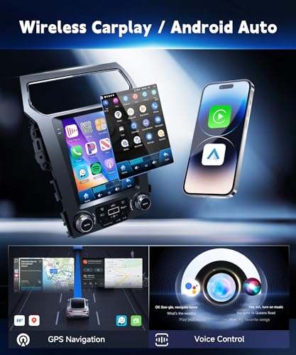 METEESER 【4+64G】Car Stereo For Ford Explorer Radio 2011-2019 Upgrade Android Stereo Wireless Carplay Android Auto,9.7" Touchscreen Car Radio GPS,WiFi,32EQ DSP,Bluetooth 5.1,SWC,Backup Camera for Explorer Radio - Image 4