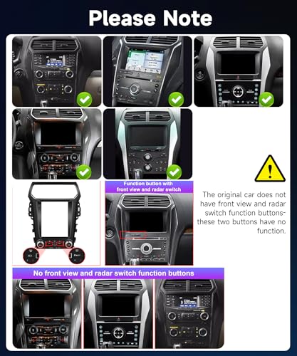 METEESER 【4+64G】Car Stereo For Ford Explorer Radio 2011-2019 Upgrade Android Stereo Wireless Carplay Android Auto,9.7" Touchscreen Car Radio GPS,WiFi,32EQ DSP,Bluetooth 5.1,SWC,Backup Camera for Explorer Radio - Image 3