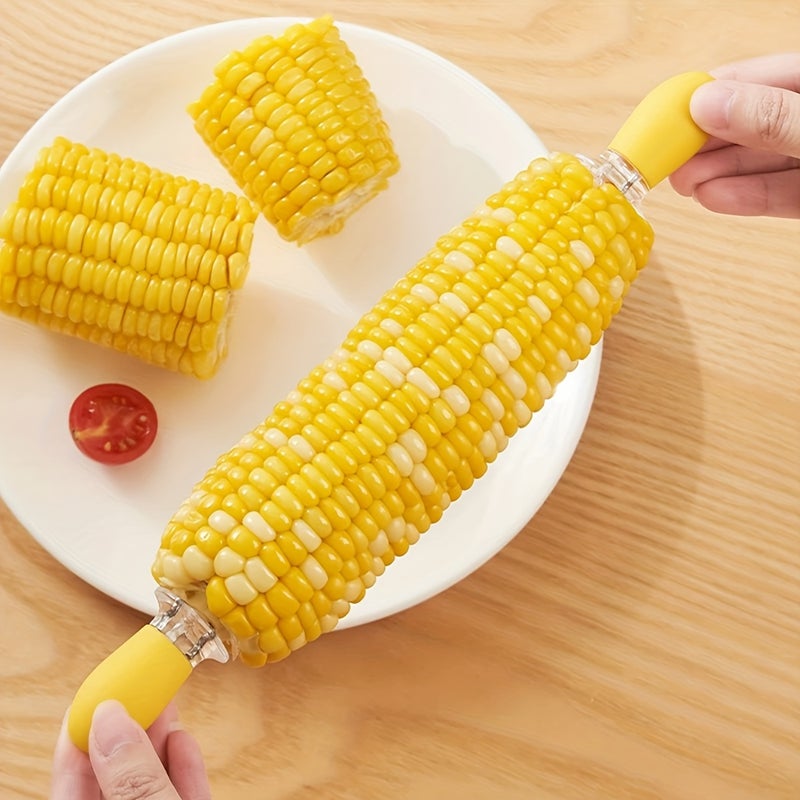 8-Piece Stainless Steel Corn Grilling Needle Set - Barbecue Skewers and Forks - Image 4